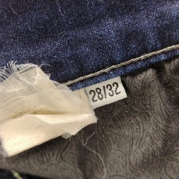 CHEAP Monday Dark Wash Five Pocket Mid Rise Straight Leg Denim Jeans - Picture 6 of 10